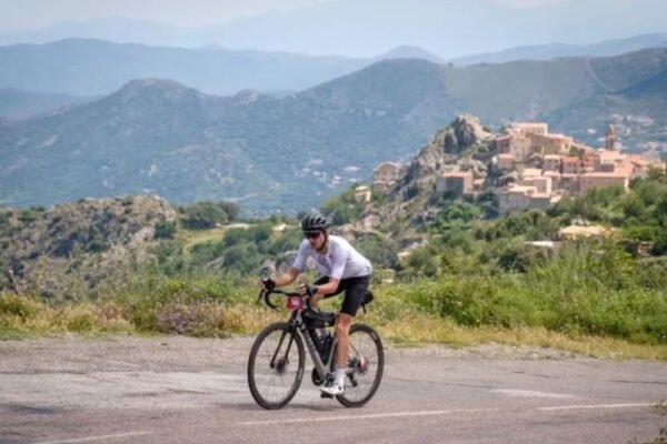 man on bicycle